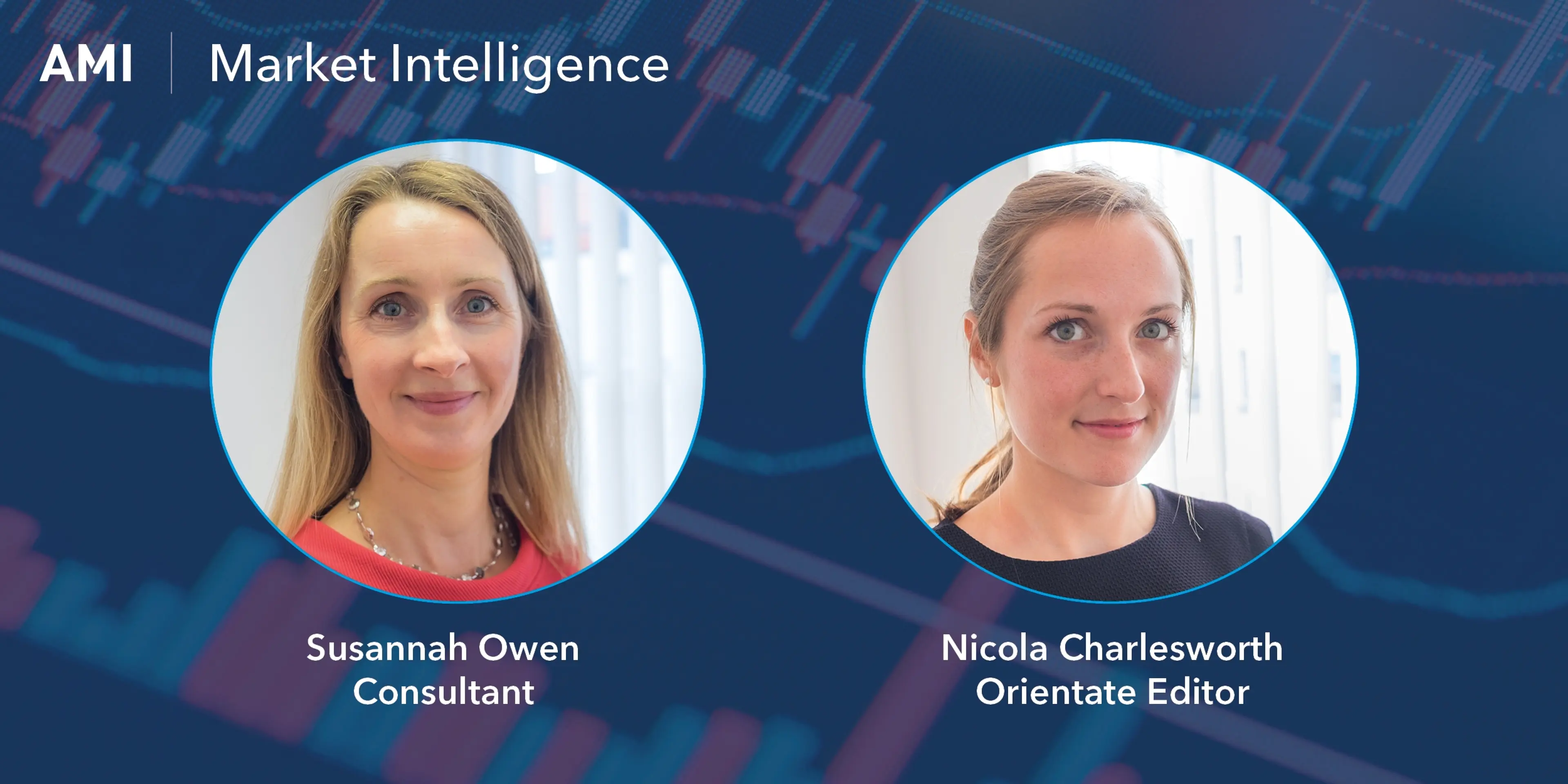 Banner showing AMI MI colleagues Susannah and Nicola