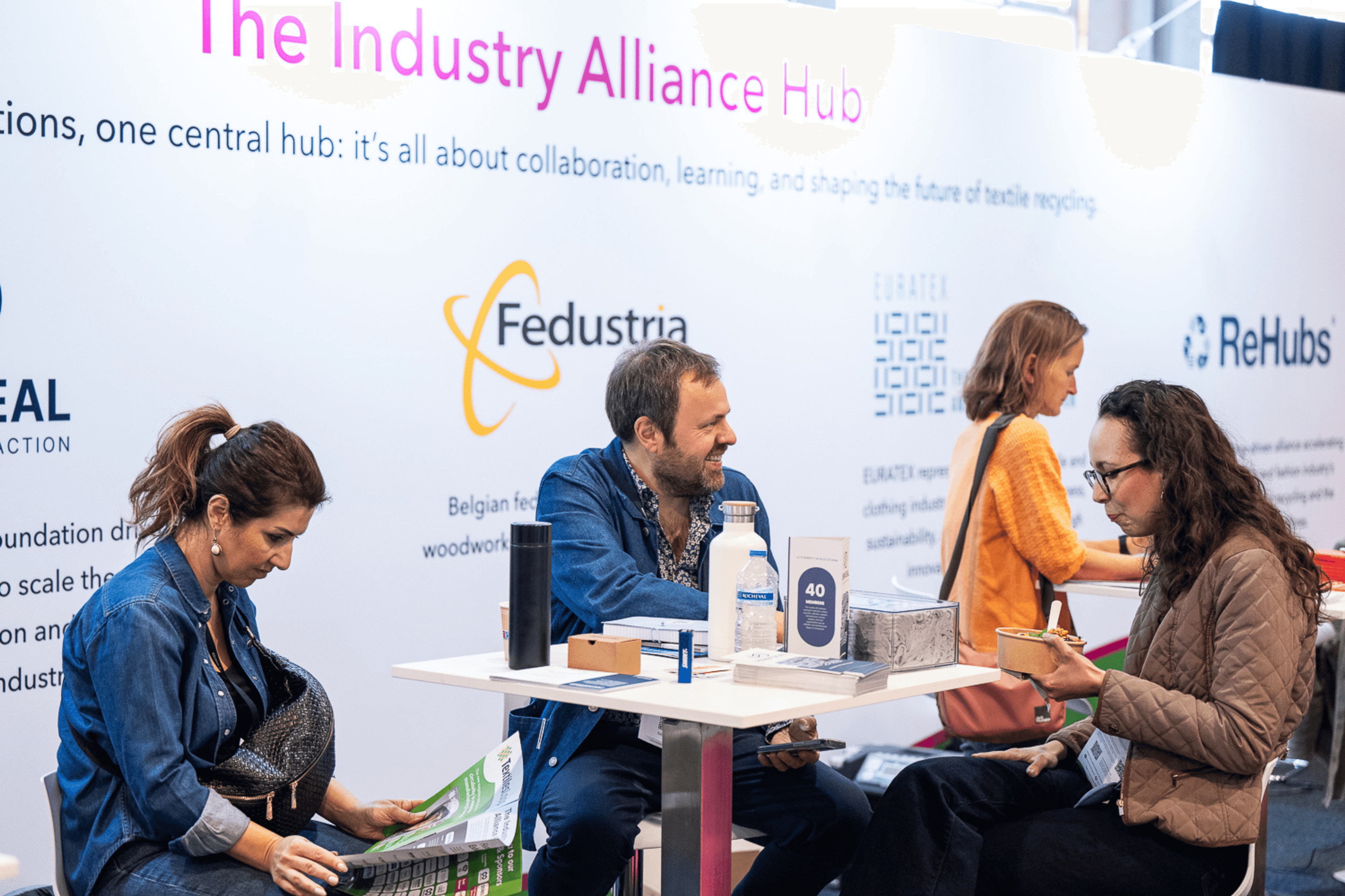 Industry Alliance hub at AMI's Textiles Recycling Expo Europe 2025