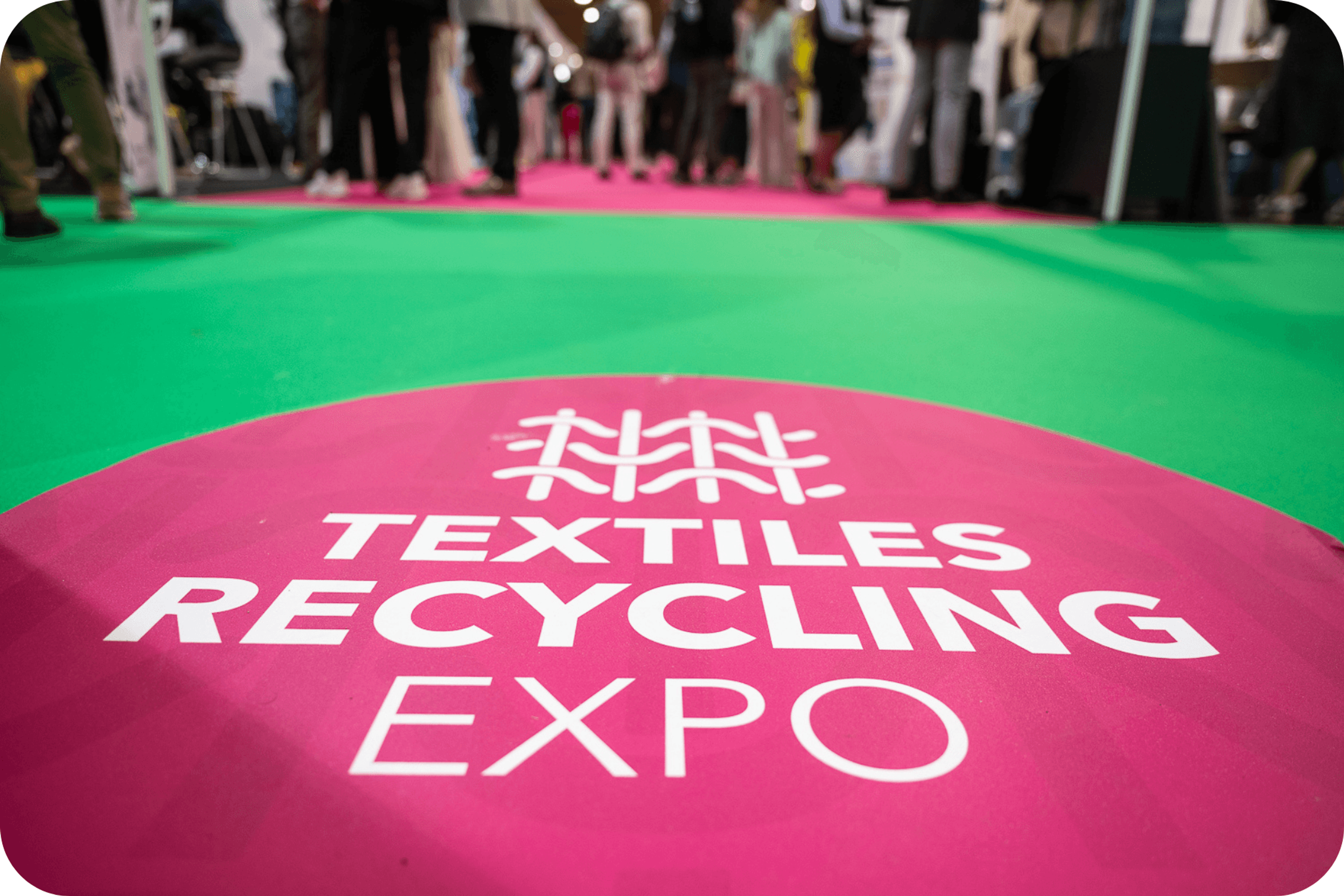 Textiles Recycling Expo Floor Sticker