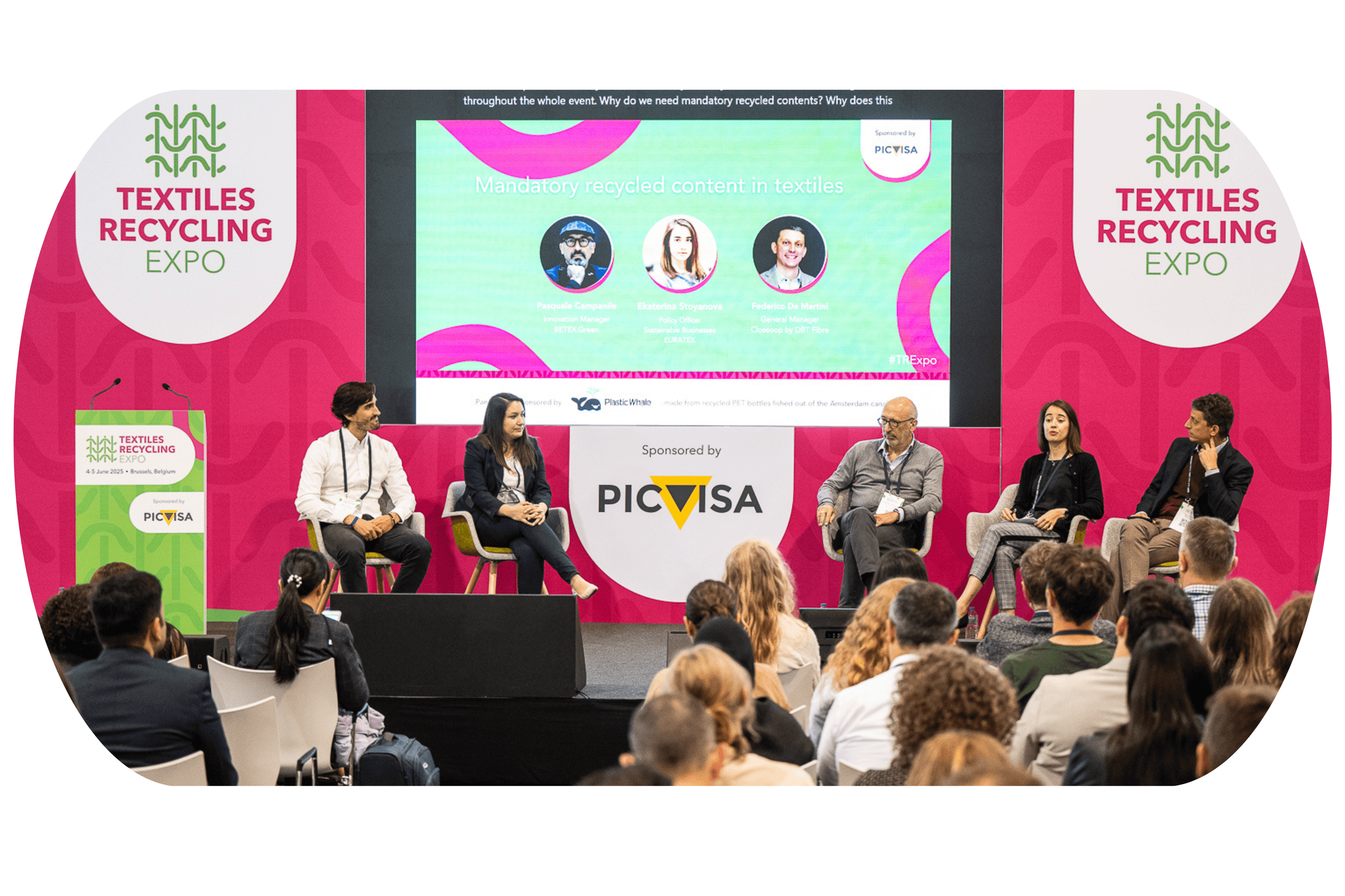 Speakers at Textiles Recycling Expo