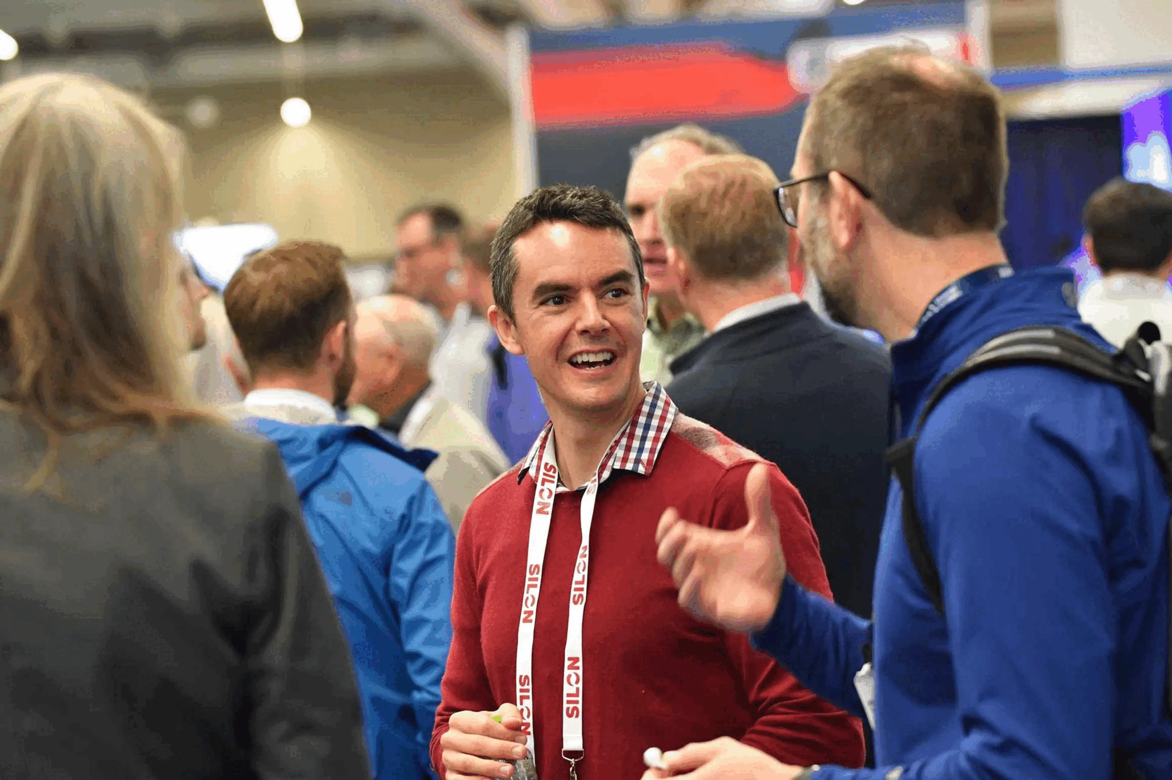 Busy conversation at AMI expo